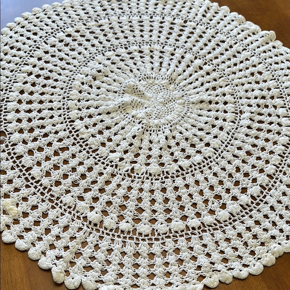 Elegant Crochet Lace Doily